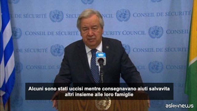 Guterres (Onu): nel 2024 uccisi 168 nostri colleghi