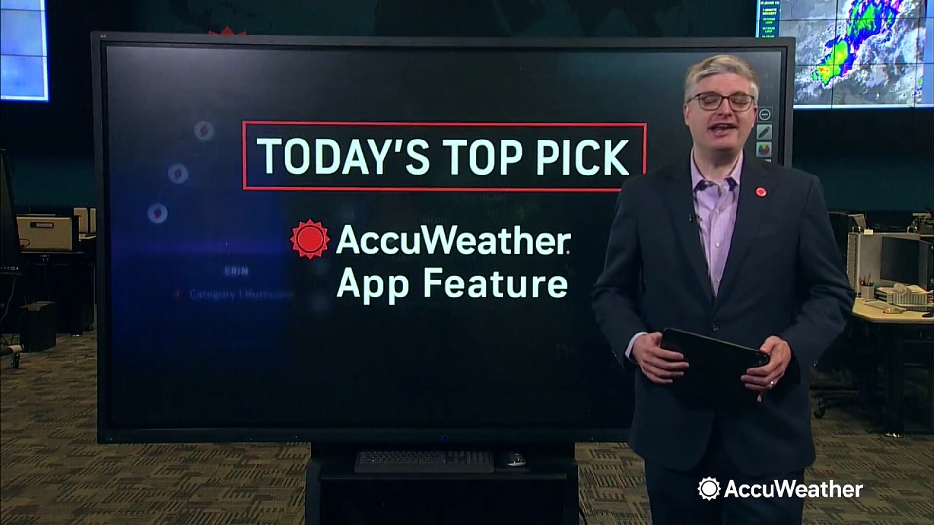 ⁣How the AccuWeather app's MinuteCast® can help plan your day