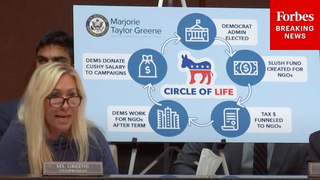 Marjorie Taylor Greene Chairs Contentious DOGE Committee Hearing Probing Link Between NGOs And Dems