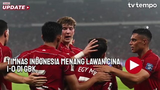 Timnas Indonesia Vs Cina 1-0, Ole Romeny Cetak Gol Kemenangan
