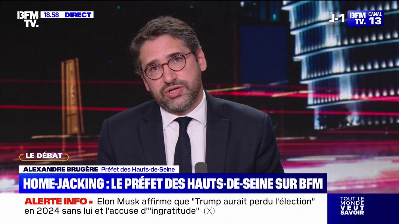 Home-jacking: "Nous avons réussi à diminuer le nombre de home-jackings dans le département de 20%", affirme le préfet des Hauts-de-Seine