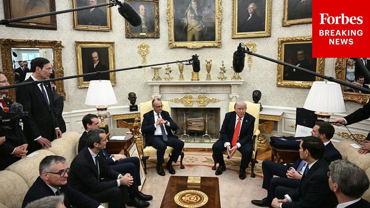 Trump Takes Question After Question From Reporters During Meeting With ...
