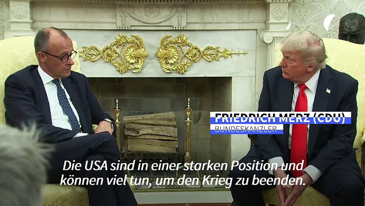 Merz: "wir wünschen uns mehr druck auf russland"