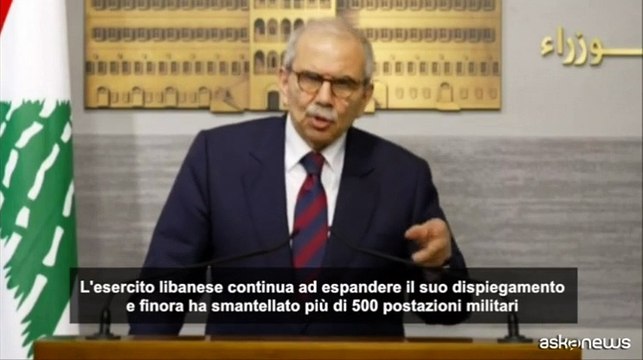 Il premier libanese: smantellate 500 postazioni di Hezbollah