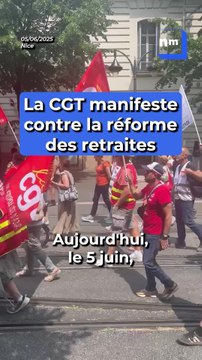 Les images de la manifestation contre la réforme des retraites du jeudi 5 juin 2025