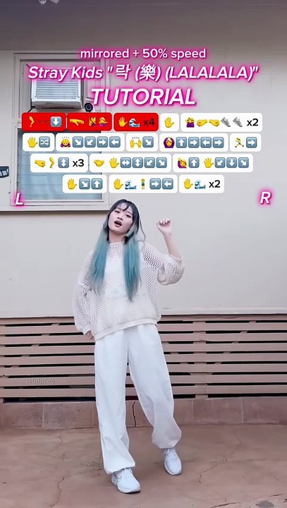 TUTORIAL Stray Kids 락 樂 LALALALA Dance 🔥 straykids skz lalalala challenge 락 lalalala