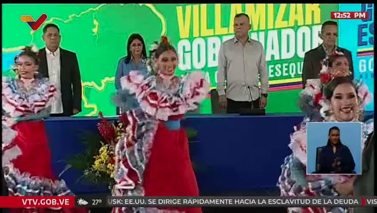 Juramentación de Neil Villamizar como gobernador del estado Guayana Esequiba período 2025-2029