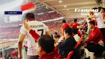 Momen Seru Presiden Prabowo Saksikan Langsung Laga Timnas Indonesia vs China di Stadion GBK