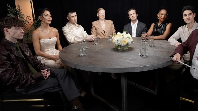 Audra McDonald, Cole Escola, Darren Criss, Jonathan Groff, Louis McCartney, Nicole Scherzinger and Sarah Snook at the THR Tonys Roundtable | THR Video