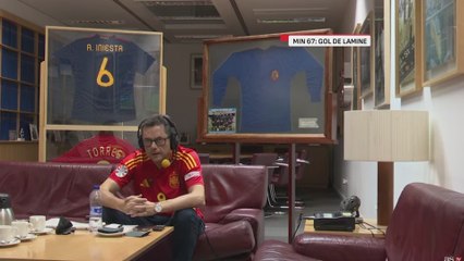 Tomás Roncero se vuelve loco con el segundo gol de Lamine
