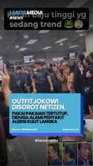 Outfit Jokowi Jadi Sorotan, Diduga Alami Penyakit Kulit Langka