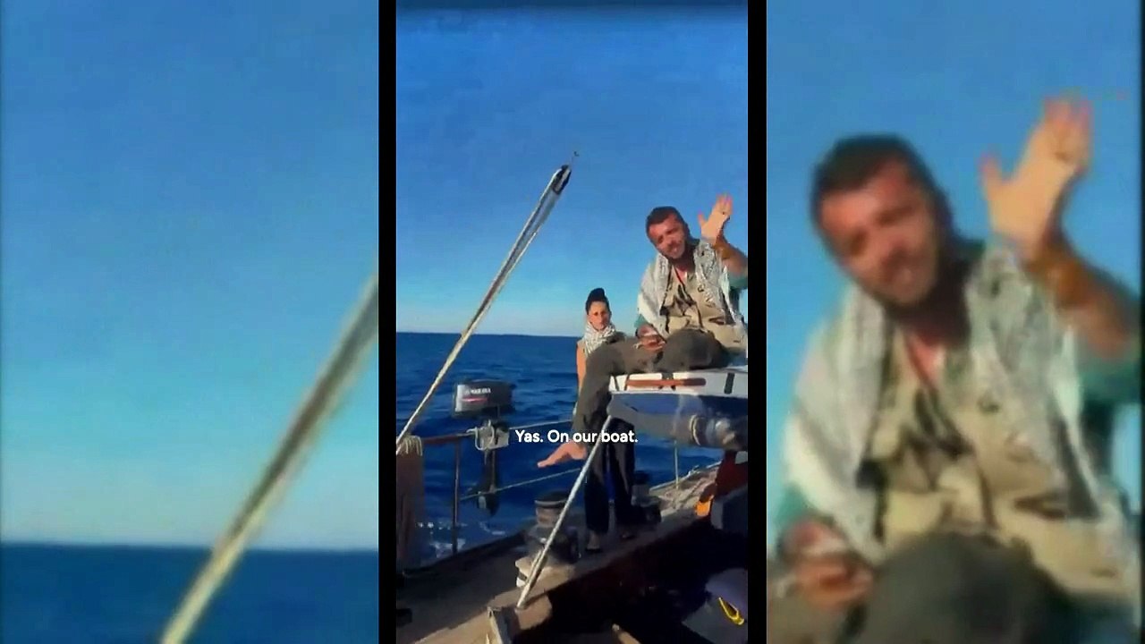 Rumo a Gaza, Greta Thunberg e outros ativistas desviam rota e resgatam refugiados