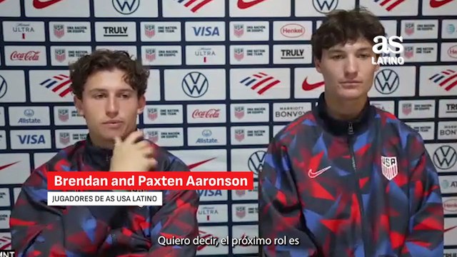 Brenden y Paxton Aaronson, los hermanos que cumplen un sueño en Copa Oro