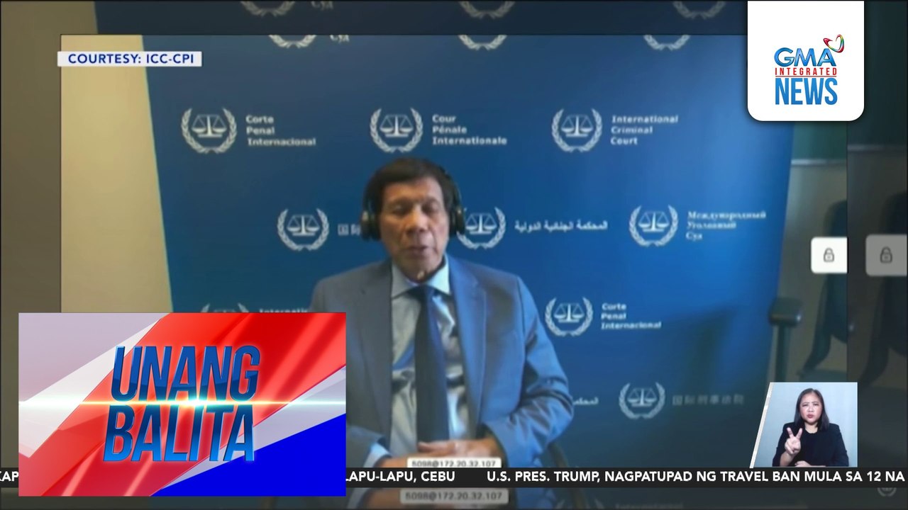 Ika-6 na batch ng mga ebidensiya laban kay FPRRD, isinumite na ng Office of the Prosecutor ng ICC sa defense team | Unang Balita