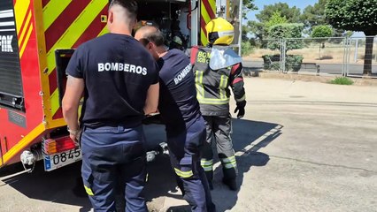 Sara, la mujer bombero de Valdepeñas