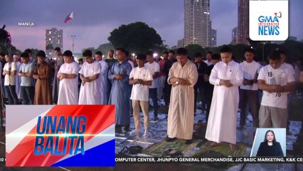 Mga muslim, nagtipon sa Quirino Grandstand para sa Eid'l Adha o Feast of Sacrifice ngayong araw | Unang Balita