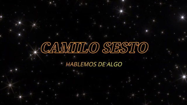 Camilo Sesto - Hablemos de algo (KARAOKE)