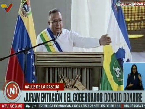 Donald Donaire agradece al pueblo de Guárico por la confianza depositada para gobernar la entidad