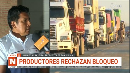 PRODUCTORES RECHAZAN BLOQUEO