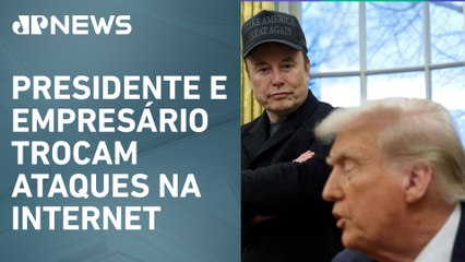 Donald Trump ameaça romper contratos de Elon Musk com governo após troca de insultos