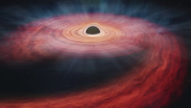 Astronomers Discovers A Black Hole Destroying A Huge Star