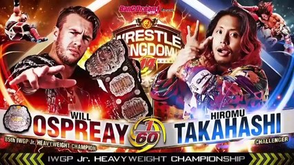 WIll Ospreay vs. Hiromu Takahashi: NJPW Wrestle Kingdom 14 (1/4/2020)