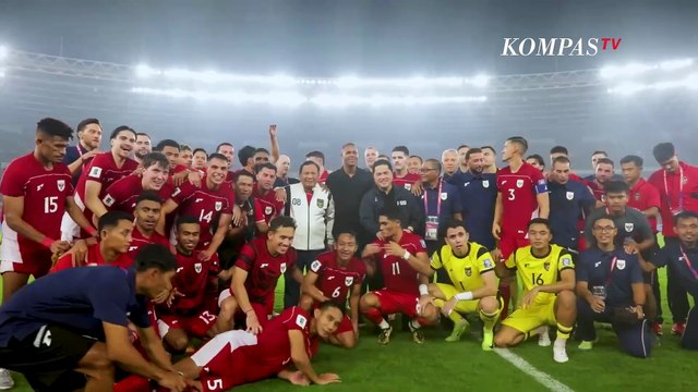 Momen Prabowo Salami Para Pemain Timnas Indonesia hingga Undang Makan Siang