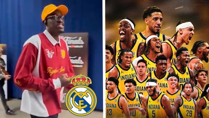NBA: Pascal Siakam muestra su amor al Real Madrid en la llegada de los Pacers al Paycom Center