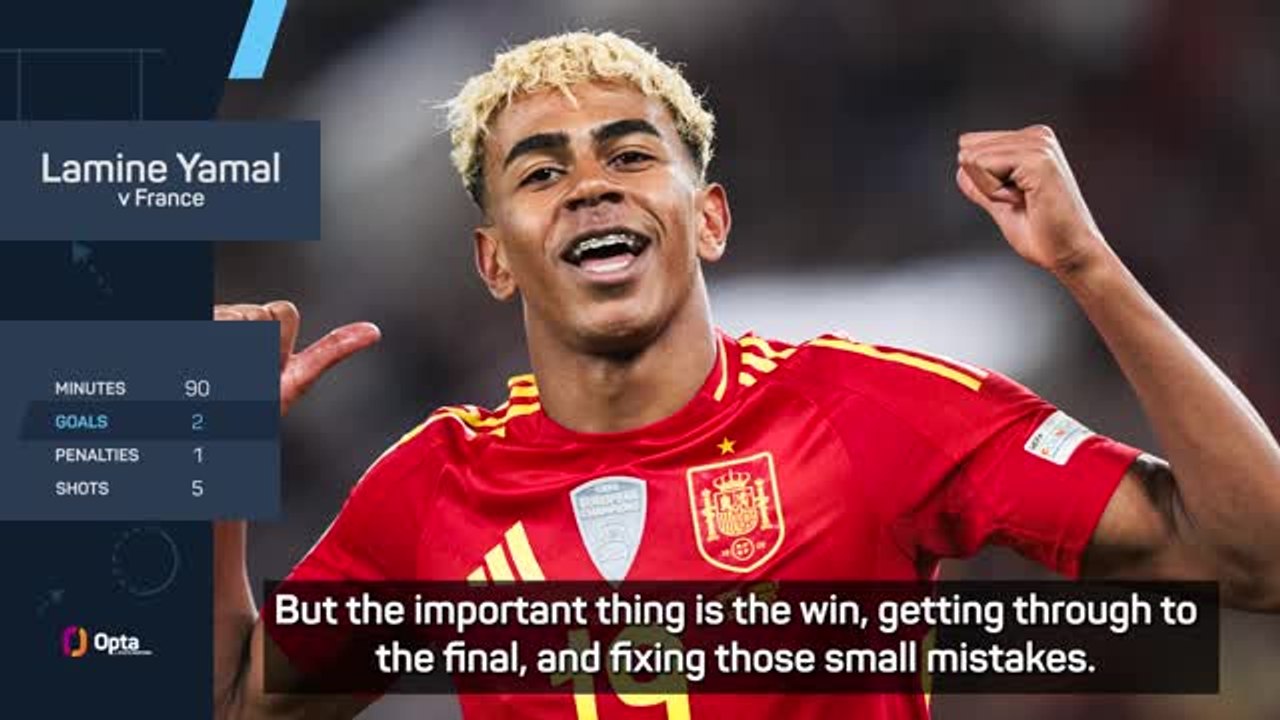 Yamal scores twice v France and swats aside Ballon d'Or talk