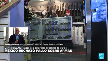 Informe desde Ciudad de México: Corte Suprema de EE. UU. bloquea demanda contra fabricantes de armas