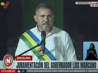 Gob. Marcano: Tenemos que ser instrumento de transformación junto a nuestro pueblo