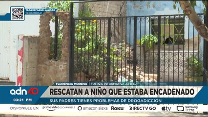 Rescatan a niño de 11 años que era encadenado a una cama en Tlaquepaque