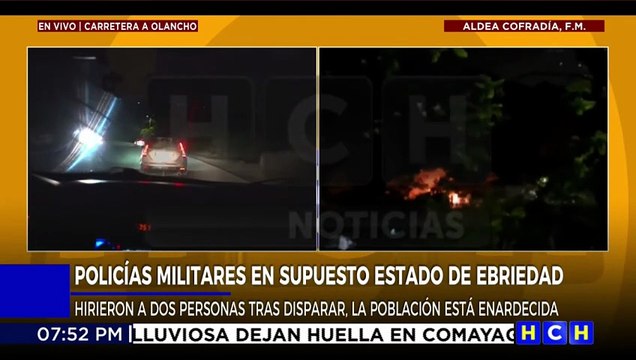 Militares en presunto estado de ebriedad habrían disparado al aire y herido a dos; pobladores están furiosos