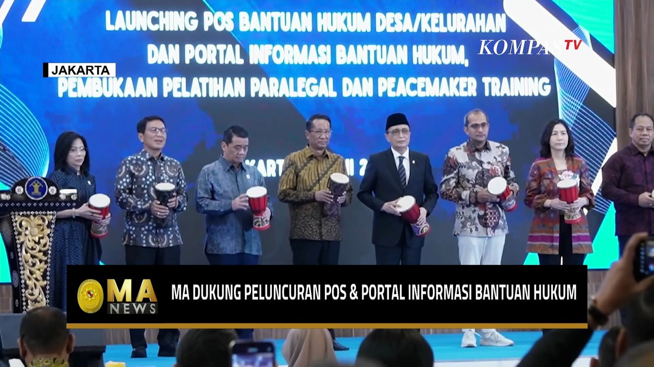 Tingkatkan Kesadaran Hukum, MA Dukung Peluncura...