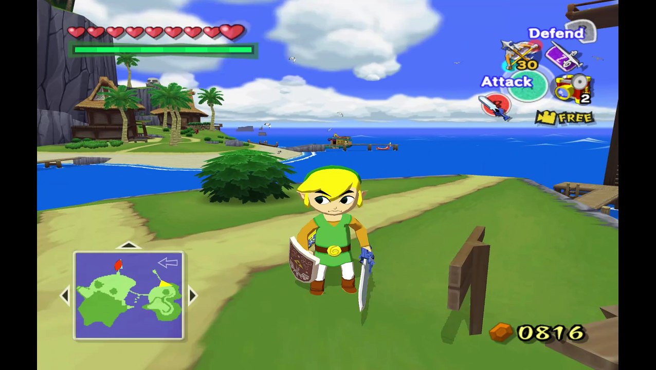 Wind Waker. wood_piece_01 texture test on Signposts