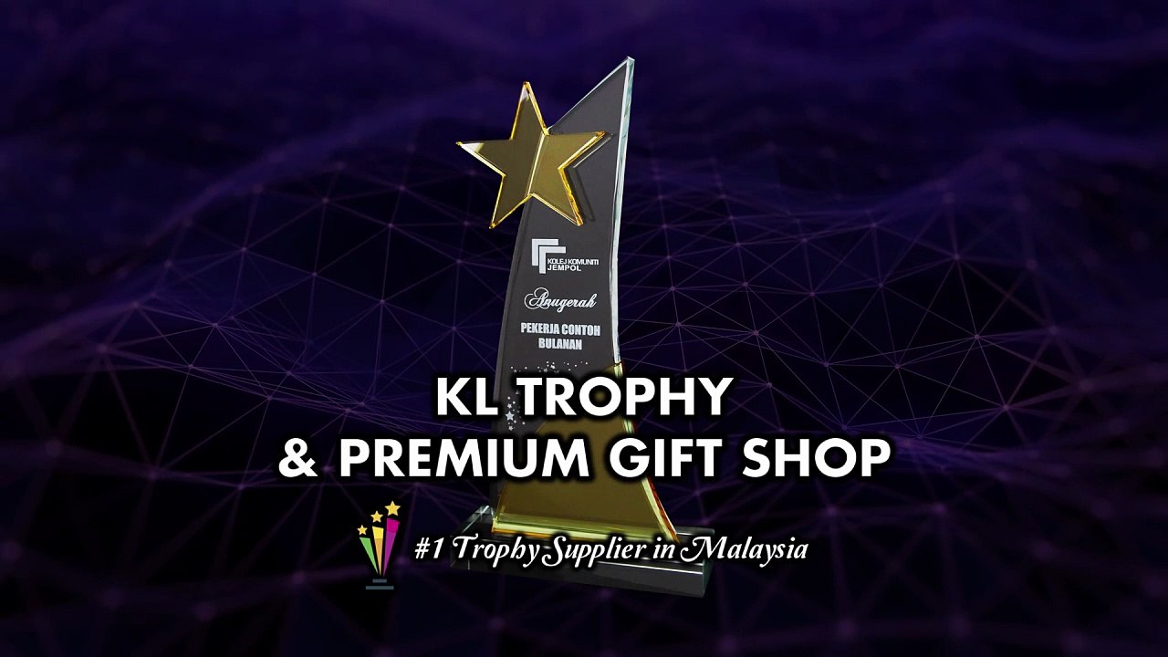 Crystal Glass Trophy Supplier with Elegant Designs - KL Trophy And Premium Gift Shop