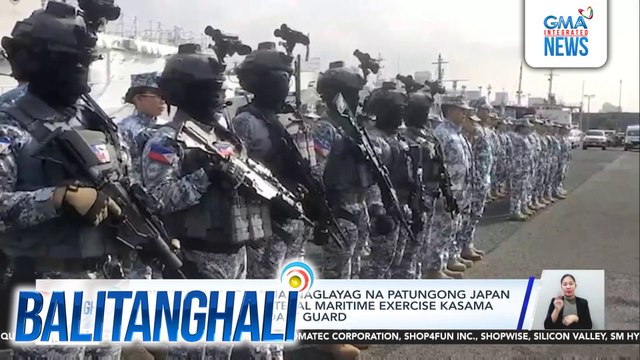 BRP Teresa Magbanua, naglayag na patungong Japan para sumali sa Trilateral Maritime Exercise kasama ang U.S. at Japan Coast Guard | Balitanghali