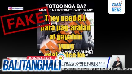 Michael V., ginamit sa pinekeng video o deepfake; pinasinungalingan ang kumakalat na video | Balitanghali