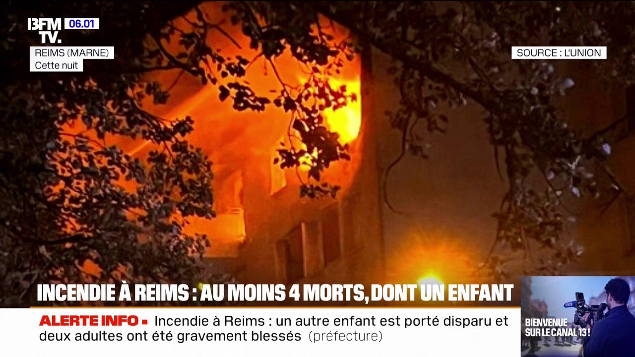 Un incendie dans un immeuble de Reims fait au moins quatre morts
