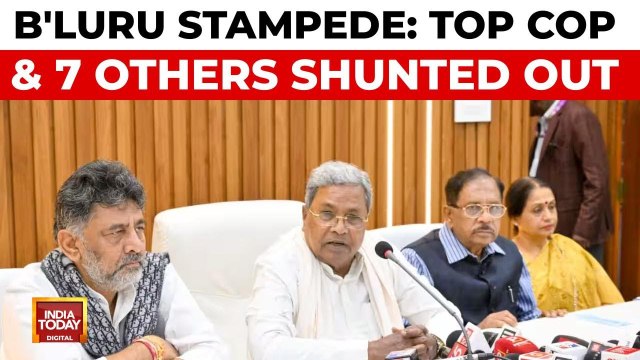 Bengaluru stampede: Top cops suspended, RCB officials arrested