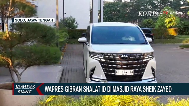 Wapres Gibran Salat Iduladha di Solo, Sumbang Sapi Seberat 1 Ton
