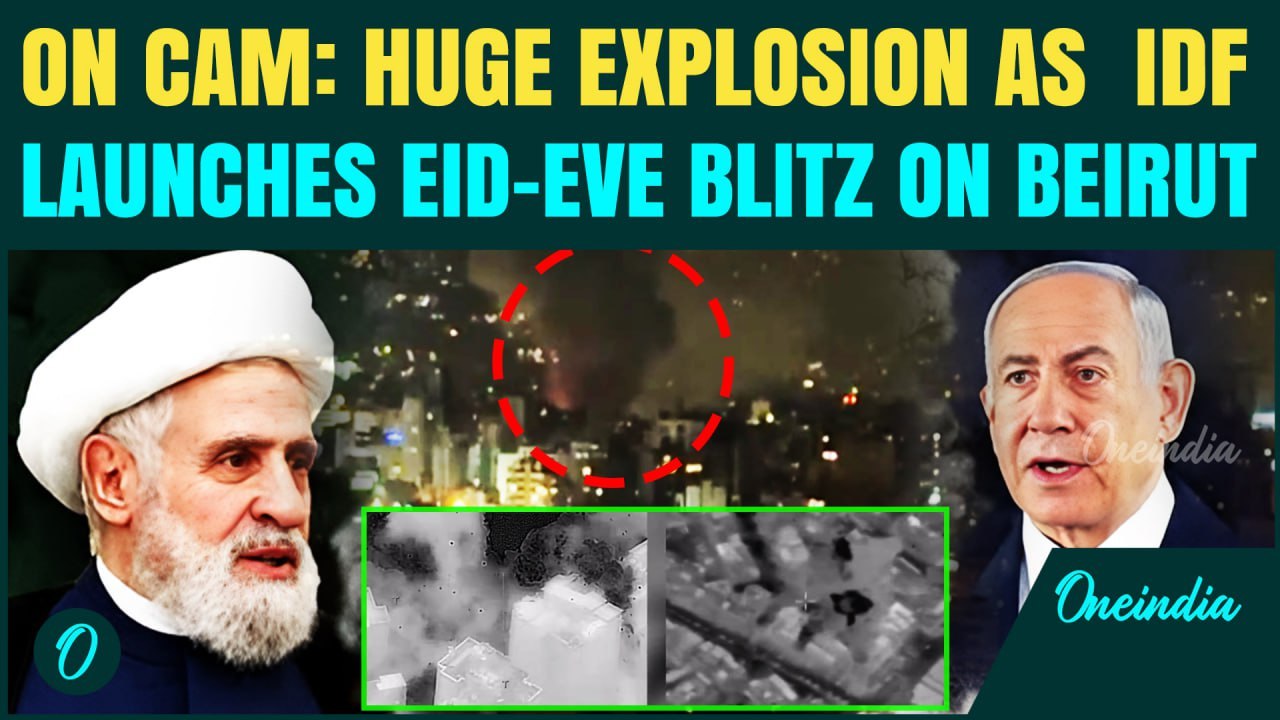 Israel Launches BIGGEST Attack on Hezbollah in Months | Huge Explosions Rock Beirut; Civilians Flee