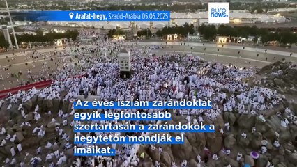Másfél millió muszlim imádkozott az Arafát-hegy tetején a Haddzs második napján