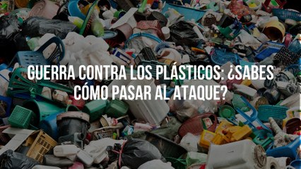 Guerra contra los plásticos: ¿sabes cómo pasar al ataque?