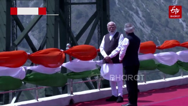 PM Modi Arrives In J-K; Set To Inaugurate Chenab Railway Bridge, Launch Development Projects