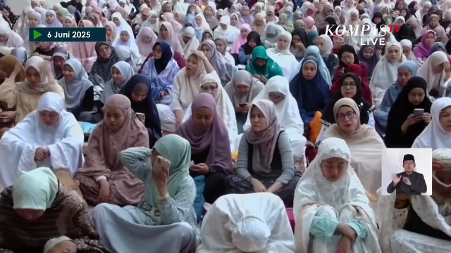 Khotbah Salat Iduladha Wan Jamaluddindi Depan Presiden Prabowo dan Jemaah di Masjid Istiqlal