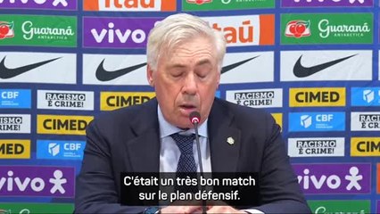 Brésil - Ancelotti : "Un bon match nul"