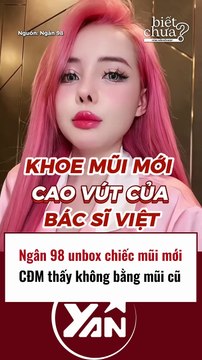 Ngân 98 khoe mũi mới nhưng CĐM không ưng bằng mũi cũ