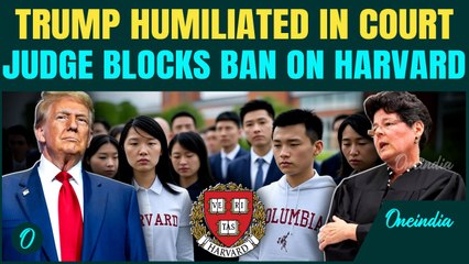 Harvard Strikes Back: Judge BLOCKS Trump’s BAN on Harvard’s Foreign Students | Govt LOST In Court?