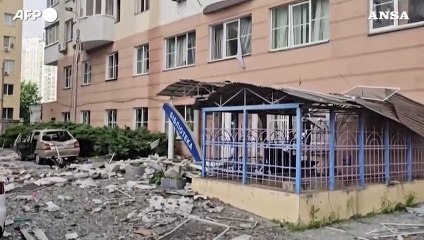 Ondata di droni su Kiev, colpiti vari distretti